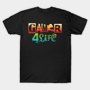 Gamer 4 Life text 13.0 T-Shirt